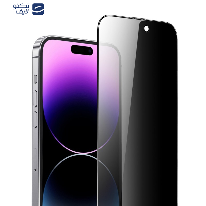 محافظ صفحه نمایش حریم خصوصی گرین لاین مدل 9H Steve privacy مناسب برای گوشی موبایل اپل iphone 15 Pro Max