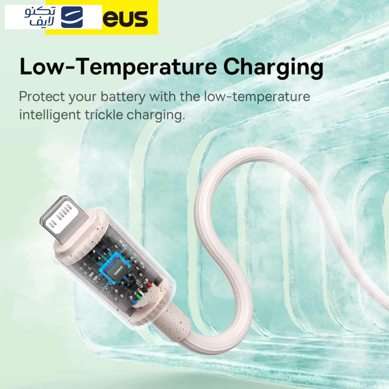 کابل تبدیل USB-C به لایتنینگ بیسوس مدل Habitat Series 20W PD طول 2 متر