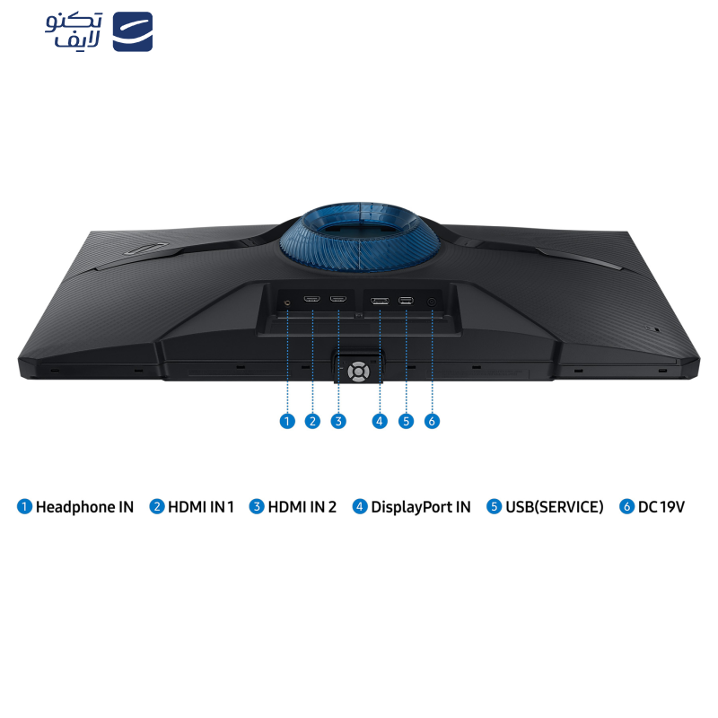 مانیتور مخصوص بازی سامسونگ مدل Odyssey G4 LS27BG402 سایز 27 اینچ