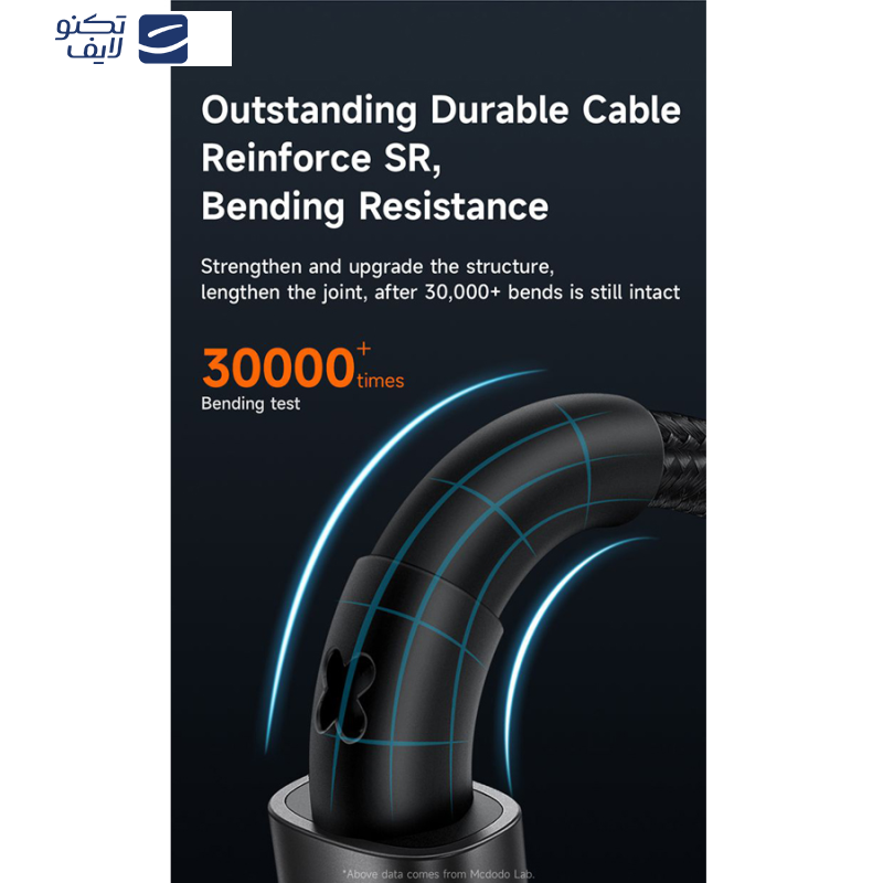 کابل USB به USB-C مک دودو مدل CA-3590 طول 1.2 متر