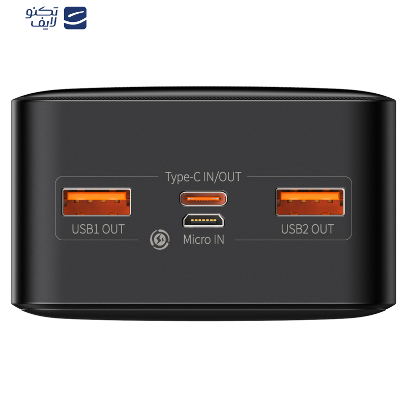 پاوربانک باسئوس مدل Bipow ظرفیت 30000 میلی آمپر ساعت