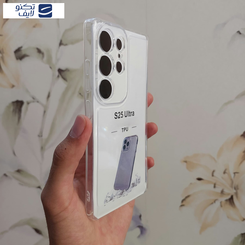 کاور زیفرند مدل ژله ای محافظ لنز دار مناسب برای گوشی سامسونگ Galaxy S25 Ultra