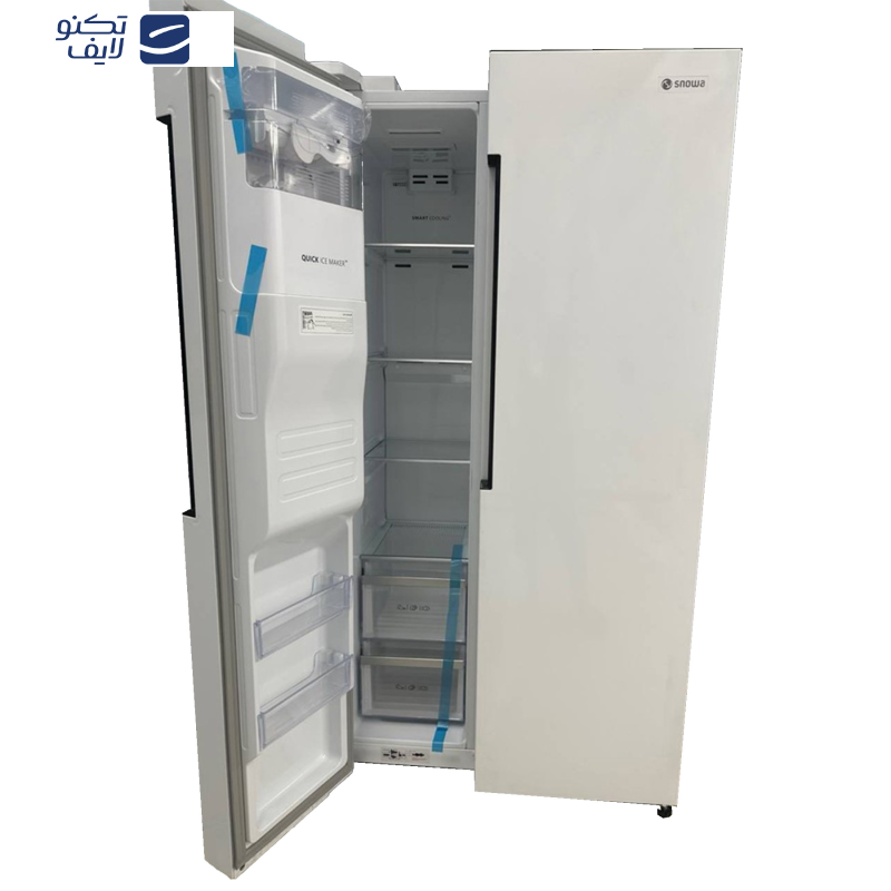 یخچال و فریزر ساید بای ساید 28 فوت اسنوا مدل S1Di-S100-W