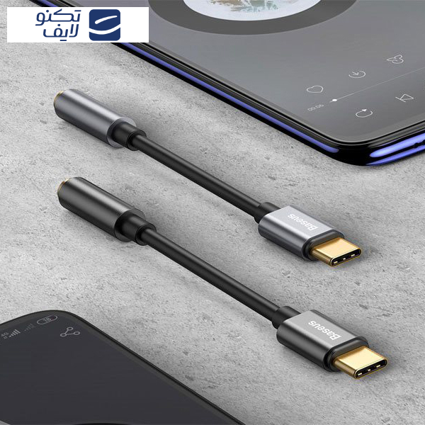 مبدل USB-C به جک 3.5 میلیمتری باسئوس مدل L54