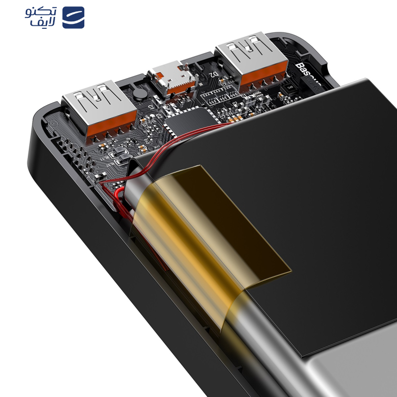 پاوربانک باسئوس مدل BIPOW DIGITAL ظرفیت 30000 میلی آمپر ساعت