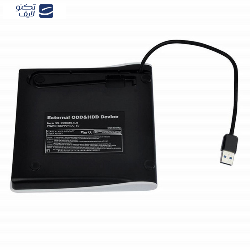 باکس تبدیل DVD رایتر USB 3.0 اینترنال SATA به اکسترنال ونتولینک مدل 12.7mm
