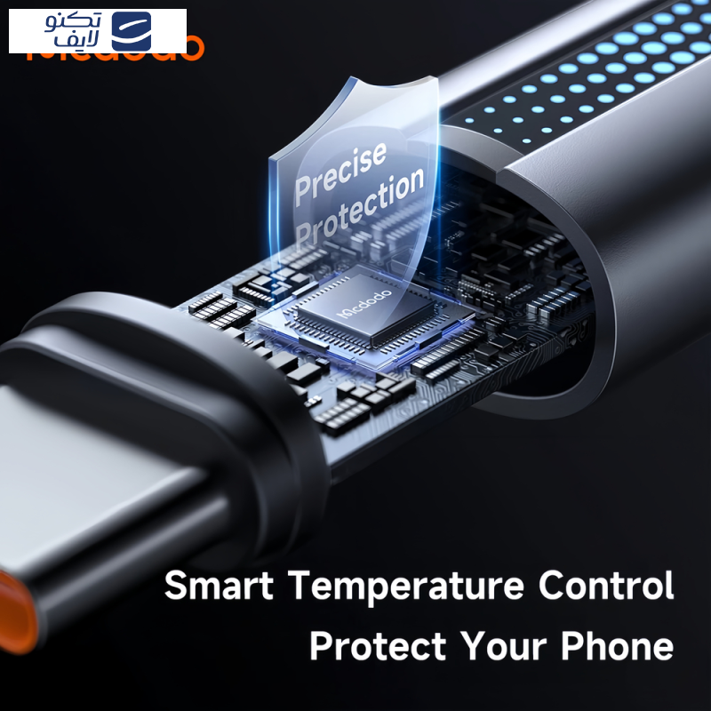 کابل تبدیل USB به USB-C مک دودو مدل CA-518 طول 1.2 متر