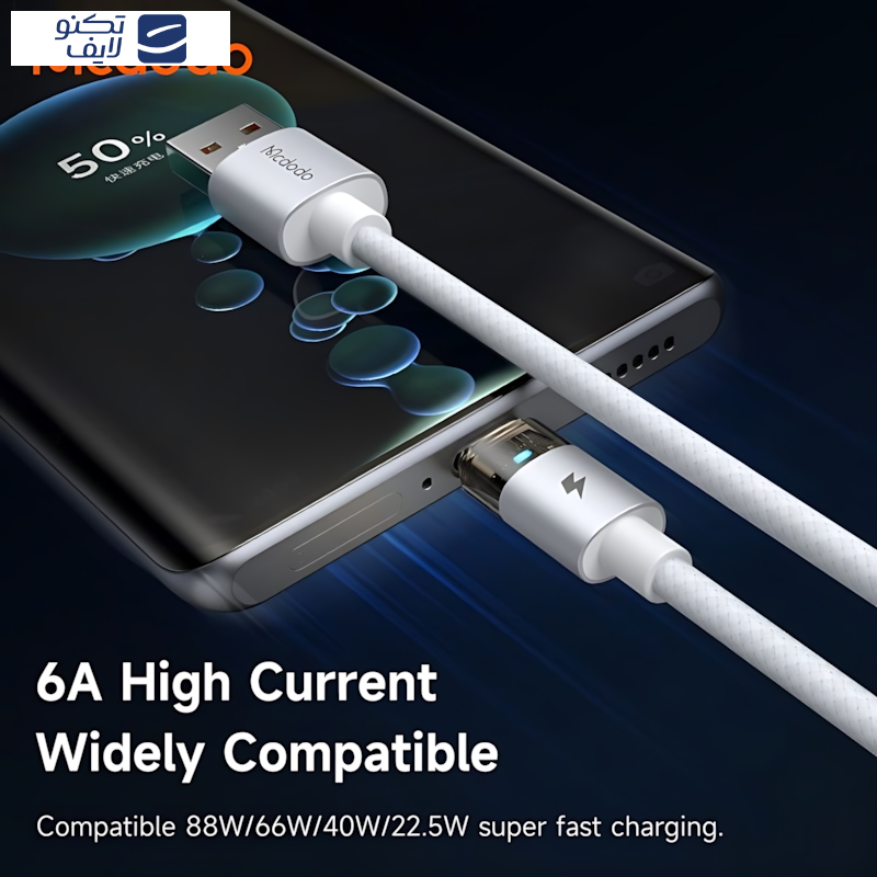 کابل تبدیل USB به USB-C مک دودو مدل CA-689 طول 1.2 متر