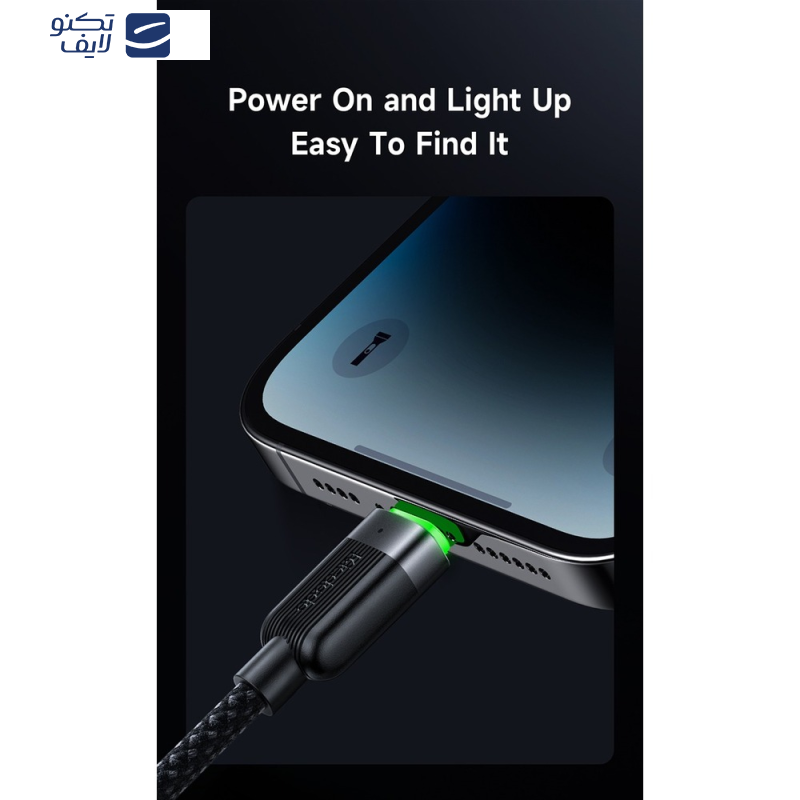 کابل تبدیل USB-C به لایتنینگ مک دودو مدل CA-2010 طول 1.2 متر