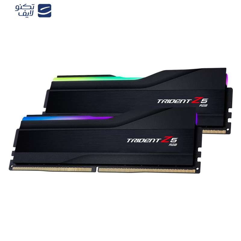 رم دسکتاپ DDR5 دوکاناله 7200 مگاهرتز CL34 جی اسکیل مدل TRIDENT Z5 RGB Black ظرفیت 32 گیگابایت