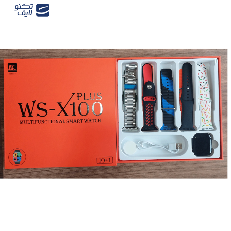 ساعت هوشمند دبلیو اِس مدل x100 plus