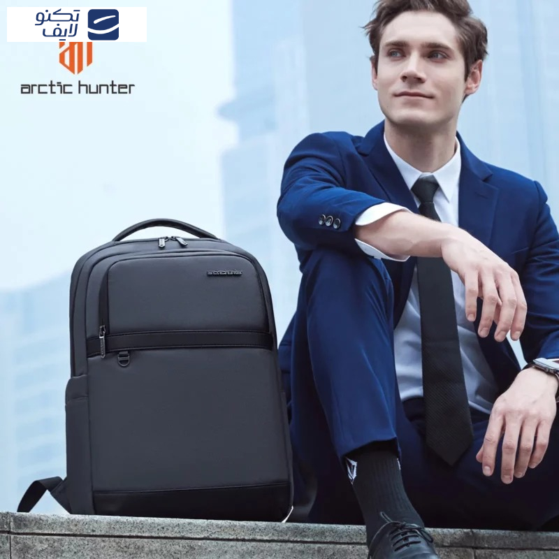 کوله پشتی لپ تاپ آرتیک هانتر مدل ARH00670 مناسب برای لپ تاپ 14.1 تا 15.6 اینچی