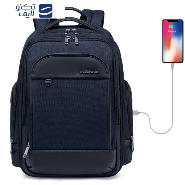 کوله پشتی لپ تاپ آرتیک هانتر مدل B00683 مناسب برای لپ تاپ 14.1 تا 15.6 اینچی