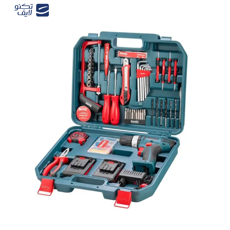 مجموعه 53 عددی پیچ گوشتی شارژی رونیکس مدل RS-8018