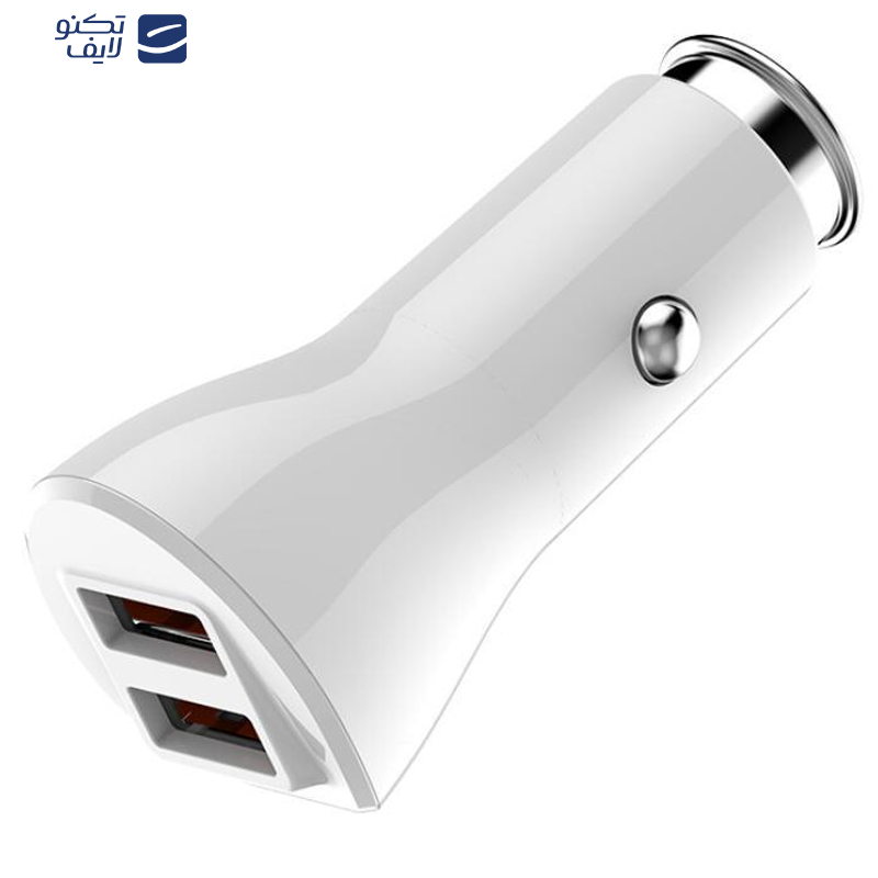 شارژر فندکی الدینیو مدل C511Q به همراه کابل تبدیل microUSB