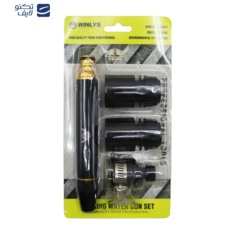 نازل کارواش مدل وایکینگ کد YP-WLS-16.5CM مجموعه 4 عددی