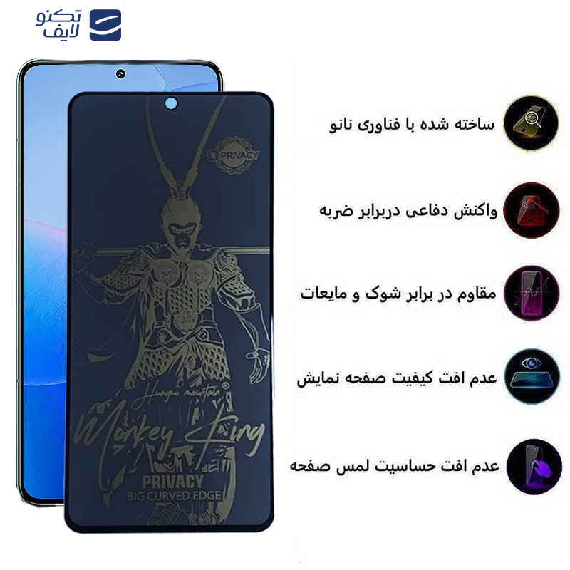 محافظ صفحه نمایش مات اپیکوی مدل wukong privacy مناسب برای گوشی موبایل شیائومی Redmi K70 Pro / K70/ K70E