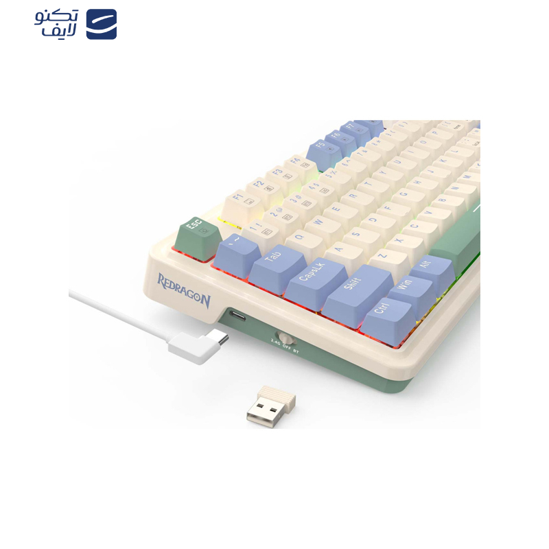 کیبورد مخصوص بازی ردراگون مدل Geb K673 CPG PRO