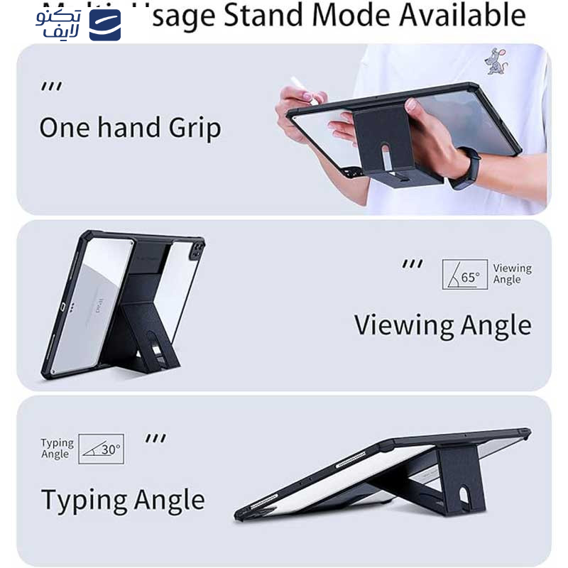 کاور اپیکوی مدل Xundd Stand Holder مناسب برای تبلت اپل iPad Air 13 2025 / iPad Air 13 2024 / iPad Pro 12.9 2022 / 2021 / 2020