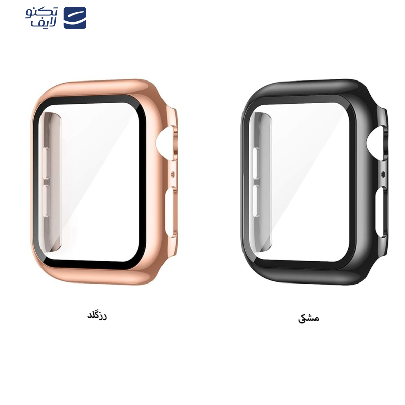 کاور مدل Gl-02 مناسب برای اپل واچ 44 میلی متری به همراه محافظ صفحه نمایش 