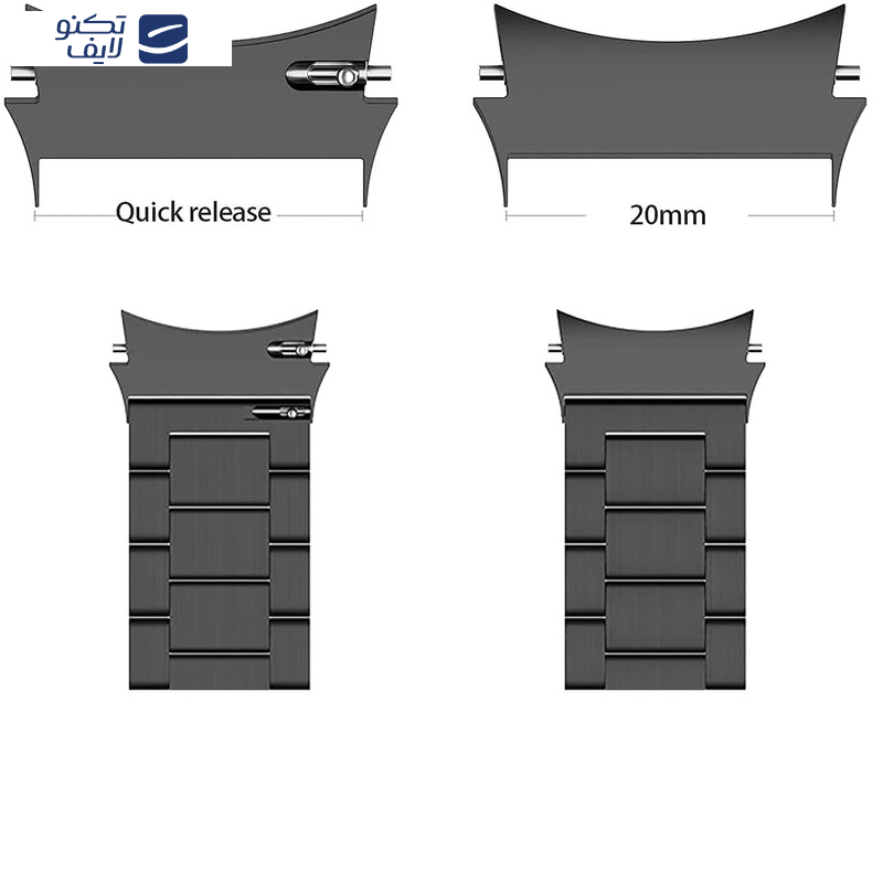 مبدل بند ساعت مدل Sam Adapter مناسب برای ساعت های سامسونگ سری 6 / 5 / Galaxy Watch 4 مبدل بند ساعت مدل Sam Adapter مناسب برای ساعت های سامسونگ سری 6 / 5 / Galaxy Watch 4