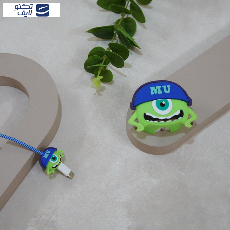 محافظ کابل وال کیس طرح مایک به همراه محافظ شارژر دیواری مجموعه 4 عددی