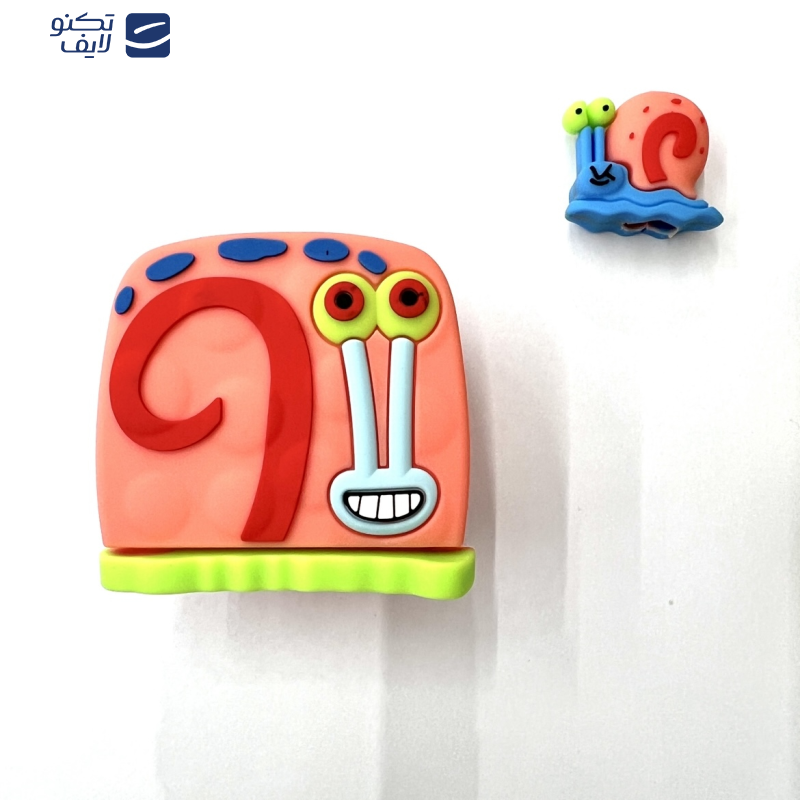 کاور مدل محافظ کابل و شارژر طرح حلزون Gary مجموعه ۴ عددی مناسب برای شارژر 20W اپل