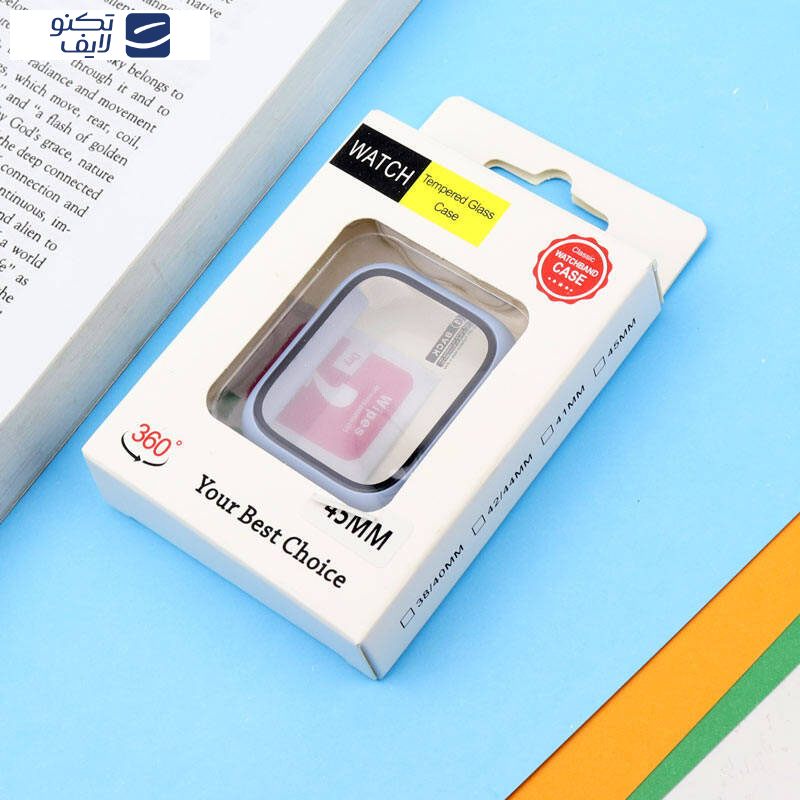 کاور مدل TGC-45MM مناسب برای اپل واچ سری 7/8/SE سایز 45 میلی متری