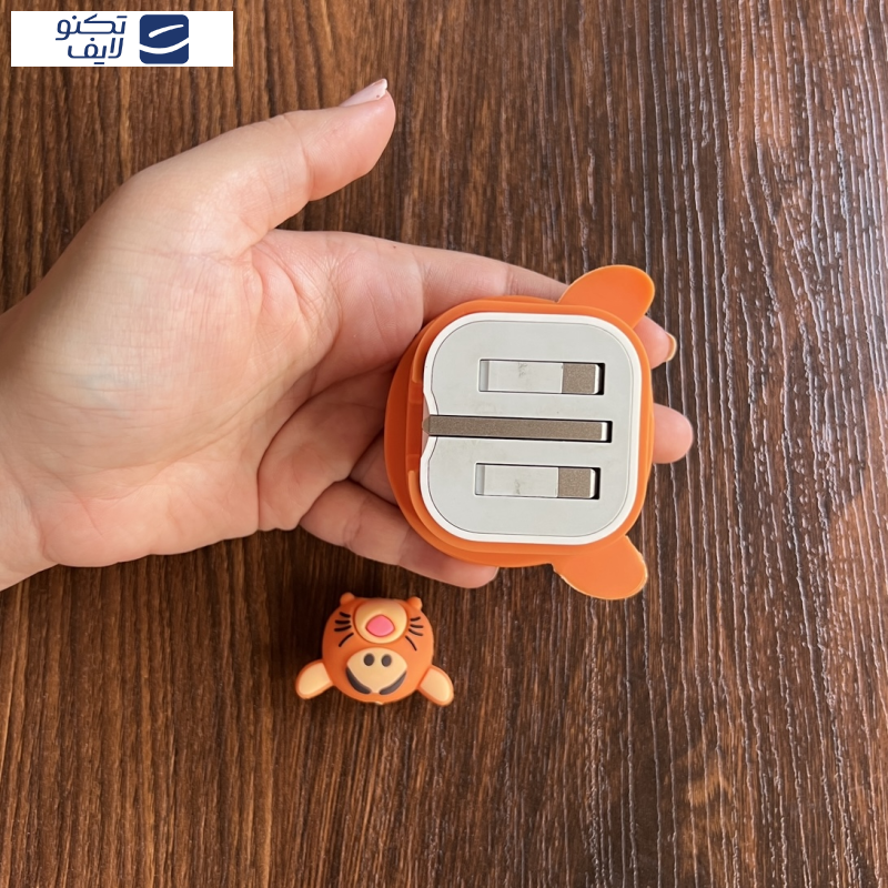 کاور مدل محافظ کابل و شارژر مدل ببر پو مجموعه ۴ عددی مناسب برای شارژر 20W اپل