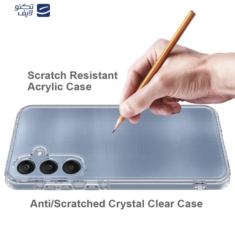 کاور اپیکوی مدل Transparent Clear مناسب برای گوشی موبایل سامسونگ Galaxy S24 FE
