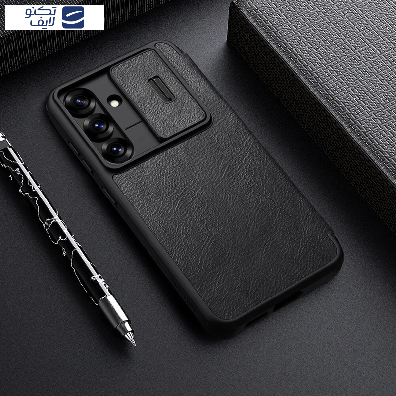 کیف کلاسوری نیلکین مدل Qin Pro مناسب برای گوشی موبایل سامسونگ Galaxy S25 Edge