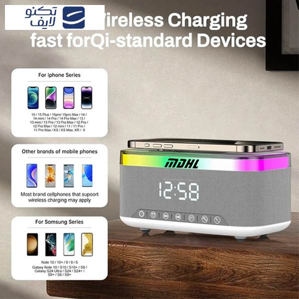 اسپیکر بلوتوثی ام دی اچ ال مدل MD-S300  به همراه چراغ USB