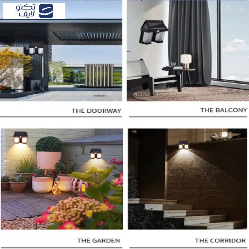 چراغ دیواری خورشیدی سولونیکس مدل CL-228