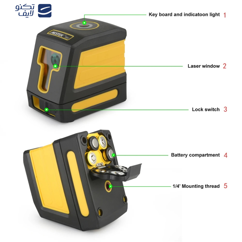 تراز لیزری مستک مدل T02