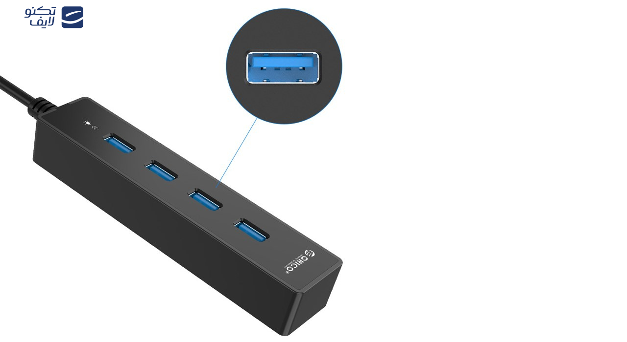 هاب USB 3.0 چهار پورت اوریکو مدل W8PH4-U3