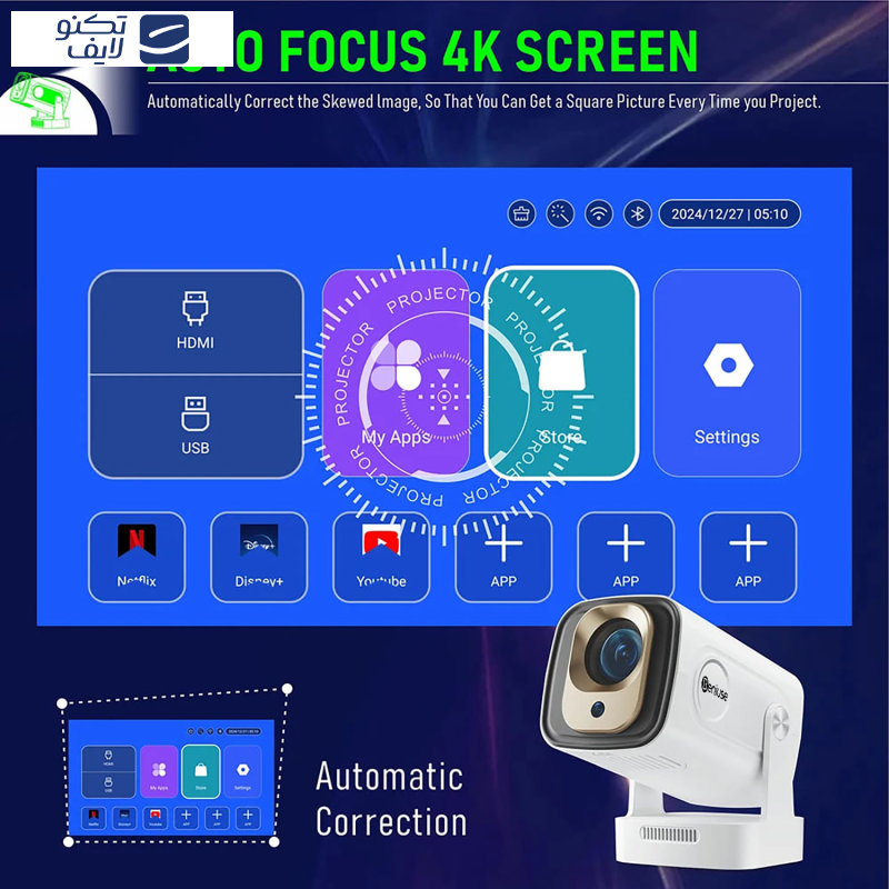 ویدئو پروژکتور بنیوس مدل BE-VP12