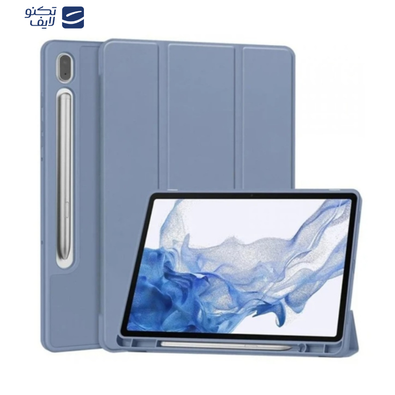 کیف کلاسوری زیفرند مدل Smart Leather مناسب برای تبلت سامسونگ Galaxy Tab S9