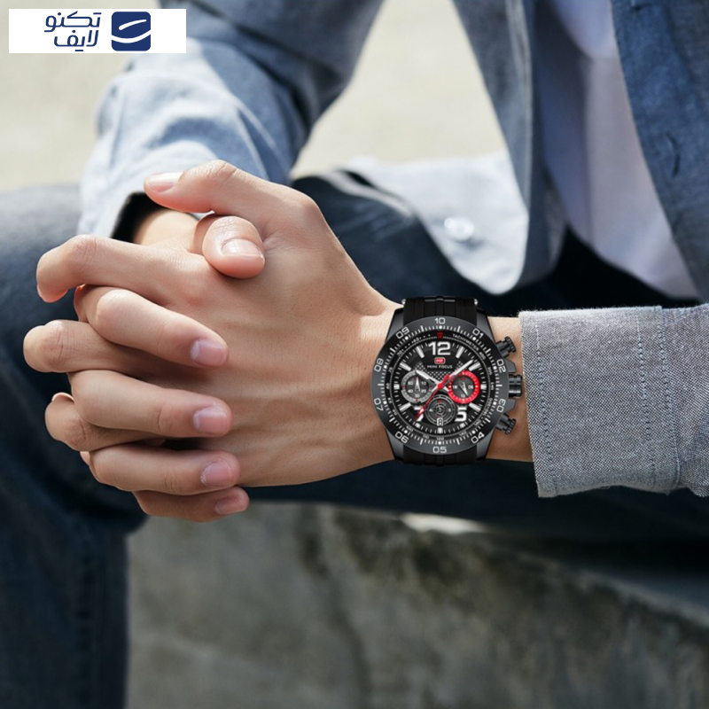 ساعت مچی عقربه‌ای کوارتز مردانه مینی فوکوس مدل فول تایم MF0290