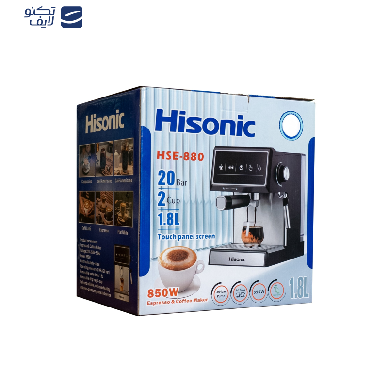 اسپرسو ساز 1800 میلی‌لیتر های سونیک مدل HSE 880