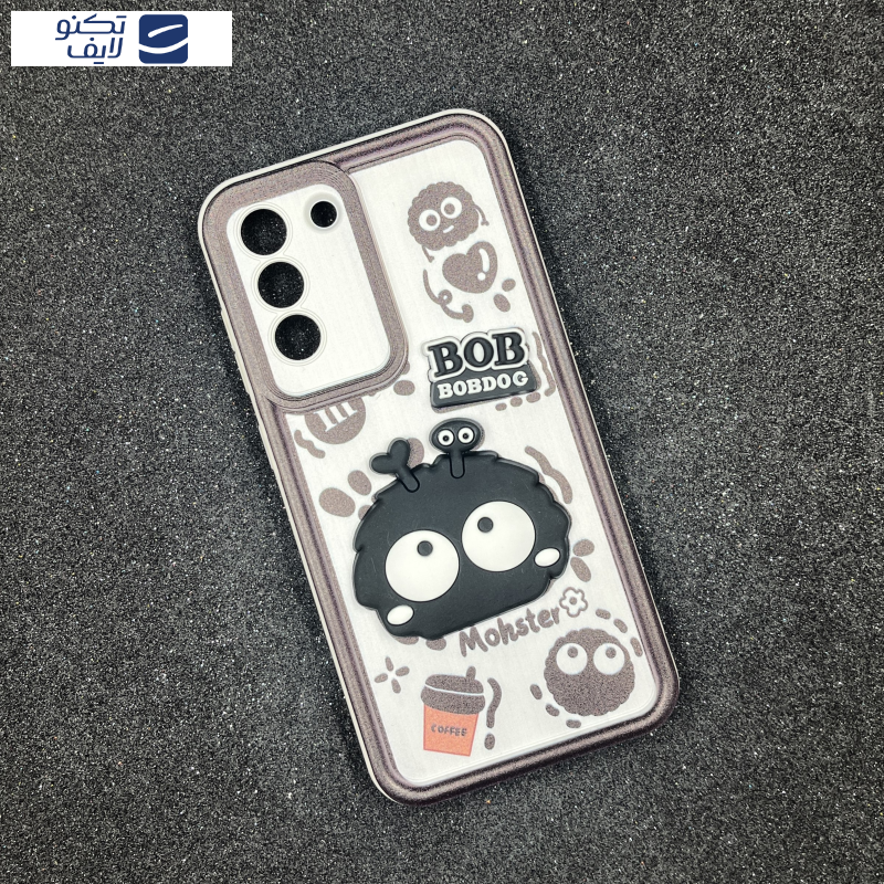 کاور قاب میلیونی مدل BOBDOG-MW مناسب برای گوشی موبایل سامسونگ Galaxy S21 FE به همراه بند آویز