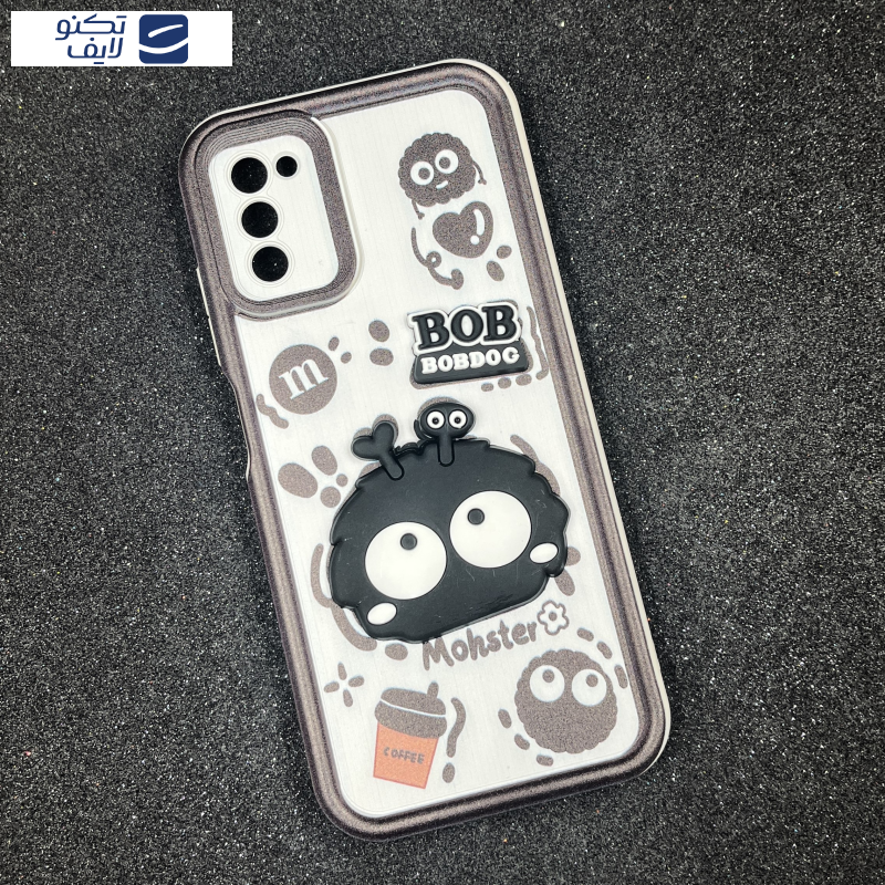 کاور قاب میلیونی مدل BOBDOG-MW مناسب برای گوشی موبایل سامسونگ Galaxy A03s/A02s به همراه بند آویز