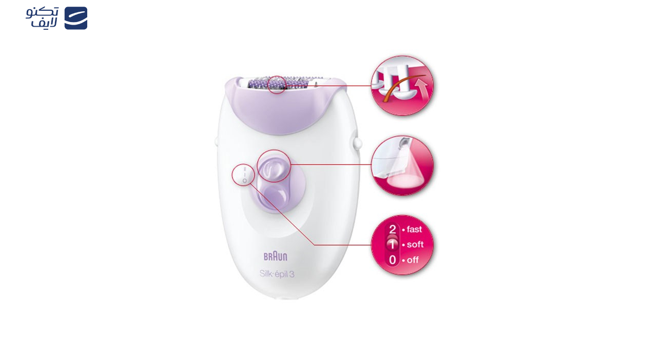 اپیلاتور براون سری Silk Epil 3 مدل 3170