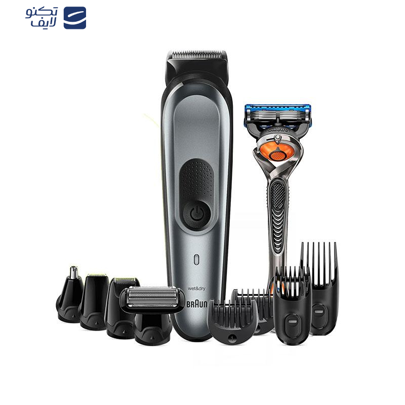 ست ماشین اصلاح موی صورت و بدن براون مدل mgk7221