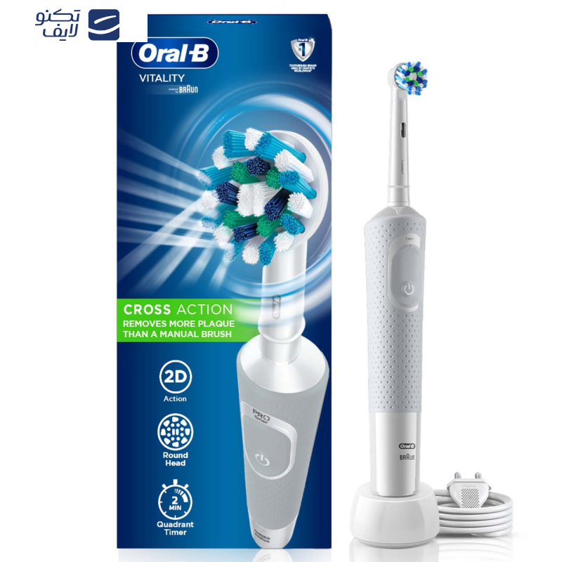 مسواک برقی اورال-بی مدل Vitality Cross Action - D100.413.2