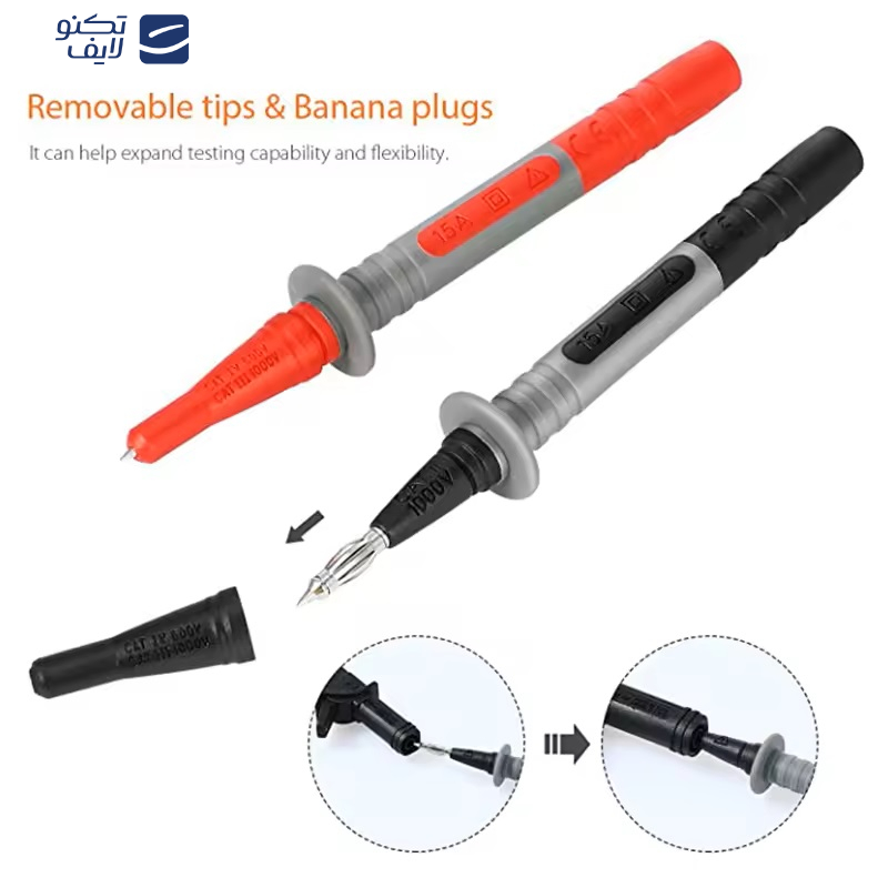 پراب مولتی متر مستک مدل TEST LEAD KITS مجموعه 21 عددی