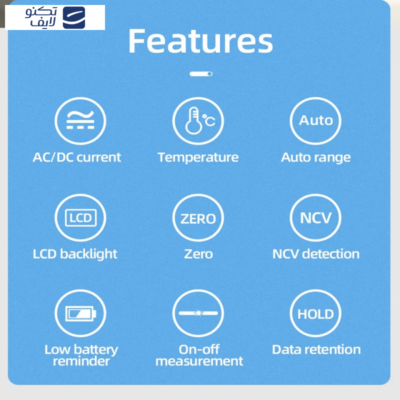 مولتی متر کلمپی دیجیتال مستک مدل CM85C