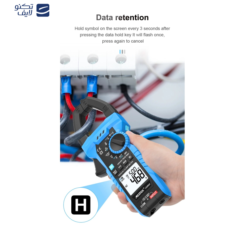 مولتی متر کلمپی دیجیتال مستک مدل CM86A