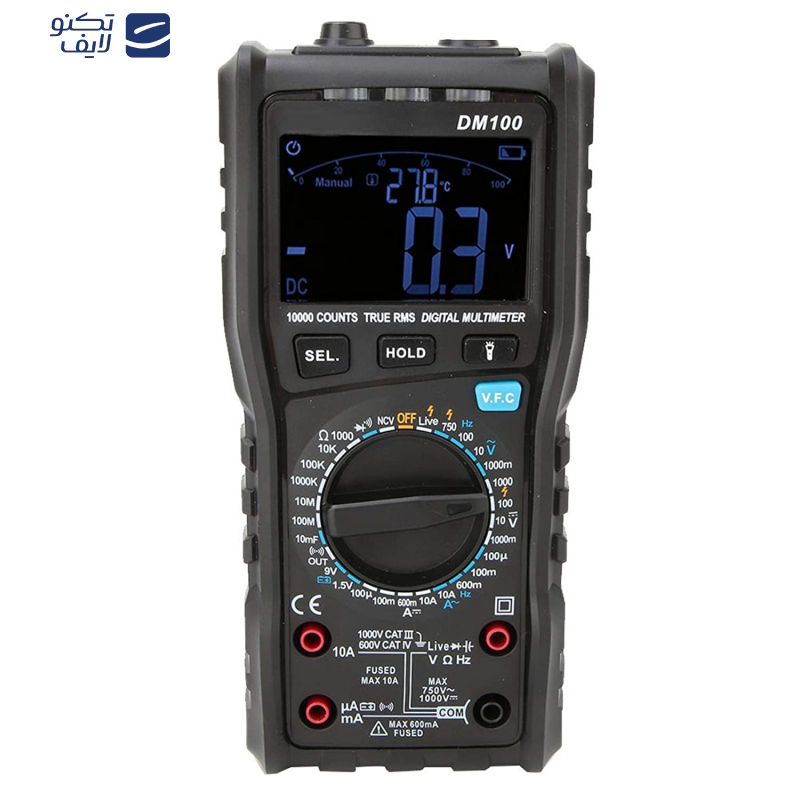 مولتی متر دیجیتال مستک مدل DM100