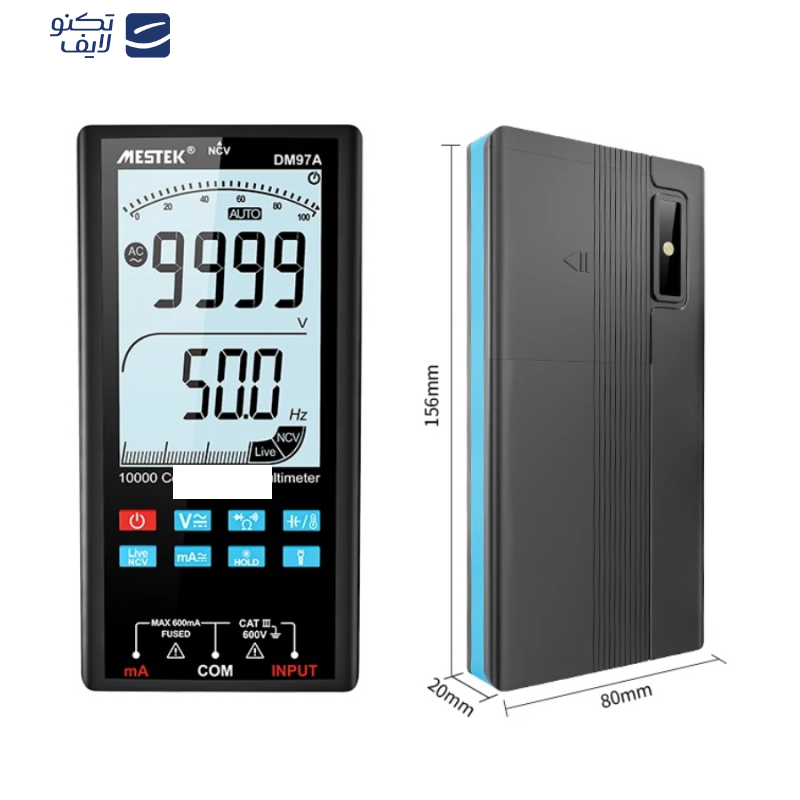 مولتی متر هوشمند دیجیتال مستک مدل +DM97S مولتی متر هوشمند دیجیتال مستک مدل +DM97S