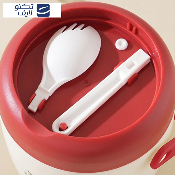 فلاسک غذا مدل دوجداره کد LUNCH-BOX گنجایش 1 لیتر 